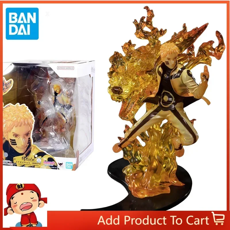 

Bandai Original BORUTO Anime Figure Figuarts Zero Uzumaki Naruto Action Figure Toys for Kids Gift Collectible Model Ornaments
