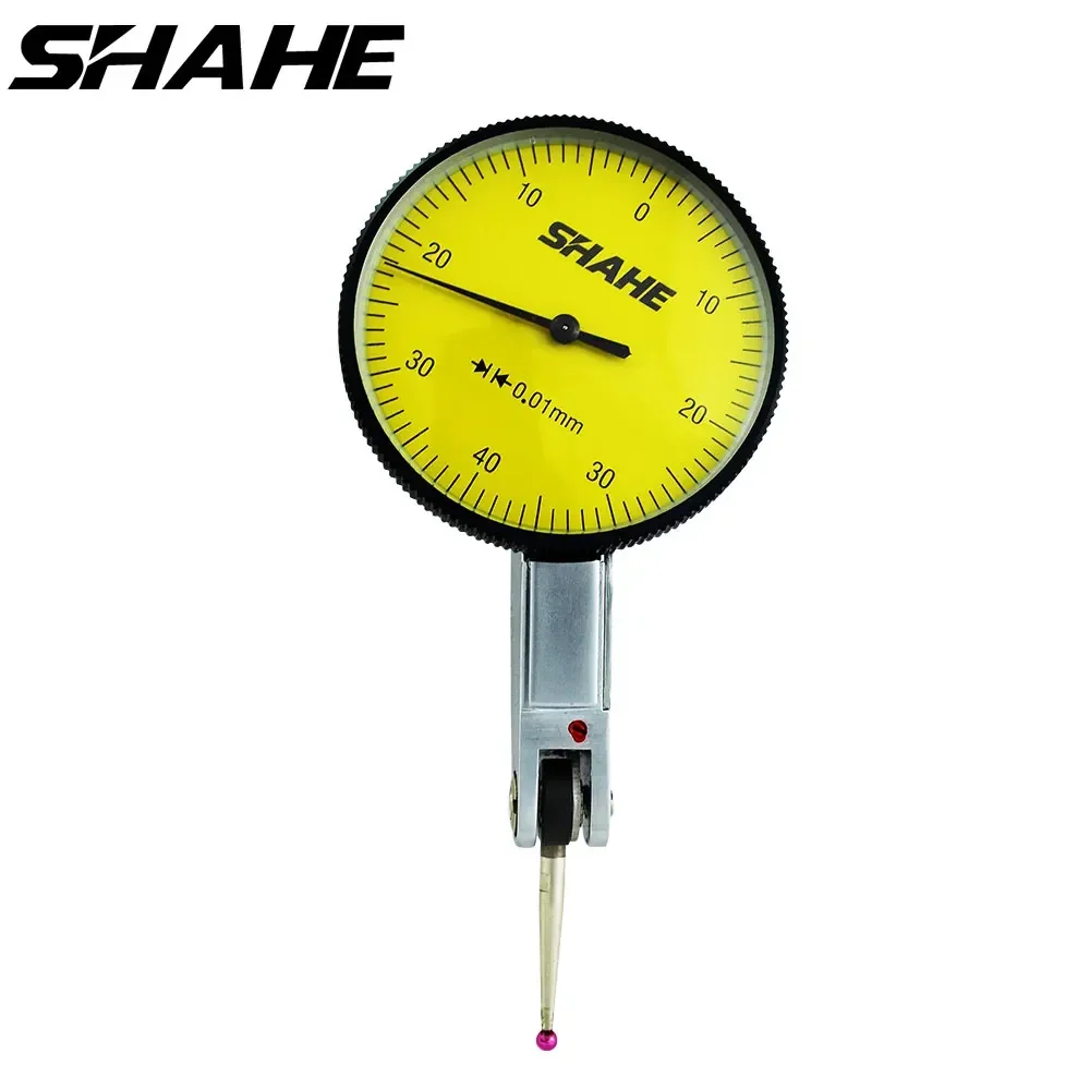 

SHAHE 0-0.8mm 0.01mm Level Gauge With Ruby Probe Precision Metric Dovetail Rails Dial Test Indicator Measuring Instrument Tool