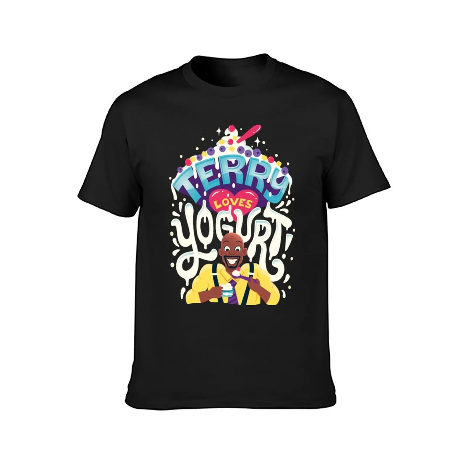 Terry loves yogurt T-Shirt for a boy tops plus size tops clothes for men