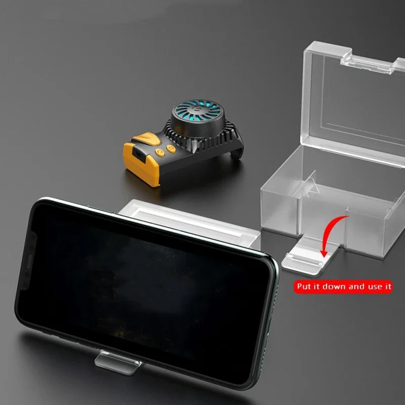 Mobile Phone Cooler Cooling Fan Radiator With Temperature Display Is Suitable