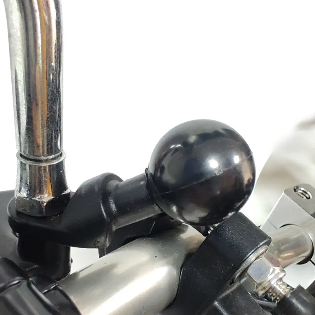 

Motorbike Phone Holder 360 Degree Rotatable Heavy Duty Adjustable Ball Head Mount for Smartphones Compatible with All Devices