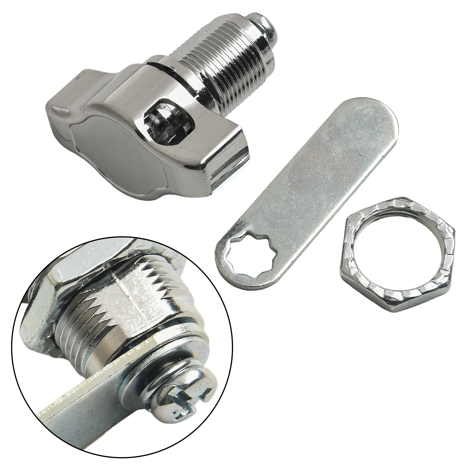 1pcs 16/20/25/30mm Cabinet Cam Lock Cabinet Door Padlock Zinc Alloy Keyless Mechanical Door Lock Signage Box Door Padlock