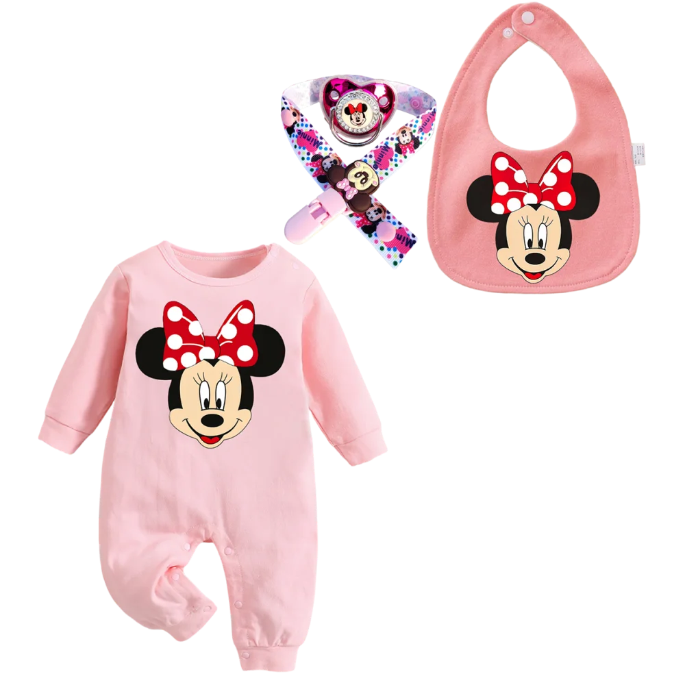 Kawaii Minnie Bebek Yorgan Şiş - Baby Food Apron incelemesi ve fiyatı