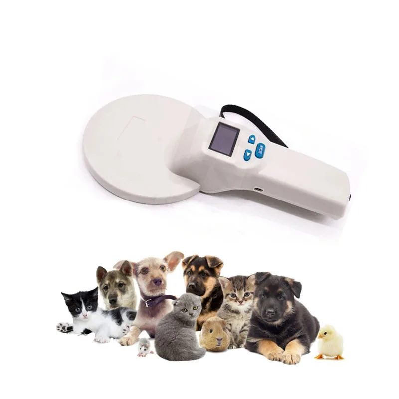 FDX-B 134.2Khz Scanner USB 2.0 Blue-Tooth Handheld  RFID Dog Chipset Reader 125Khz Animal Chip Scanners for pet