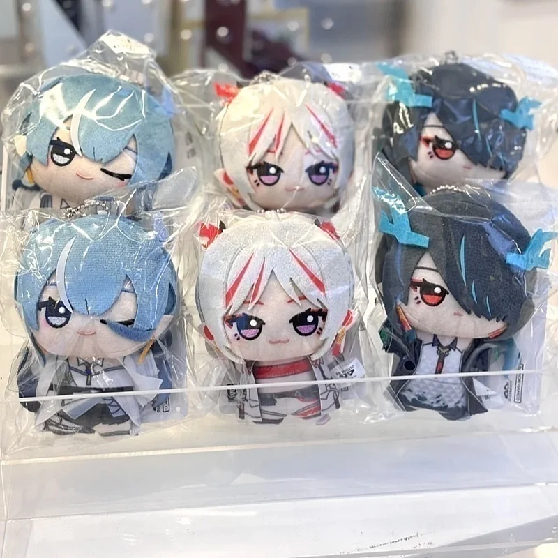 Arknights Ling Nian Dusk Cosplay Anime Stuffed Animal Cotton Doll Maumet Printed Figure Hanging Drop Ornament Game Gift Toy