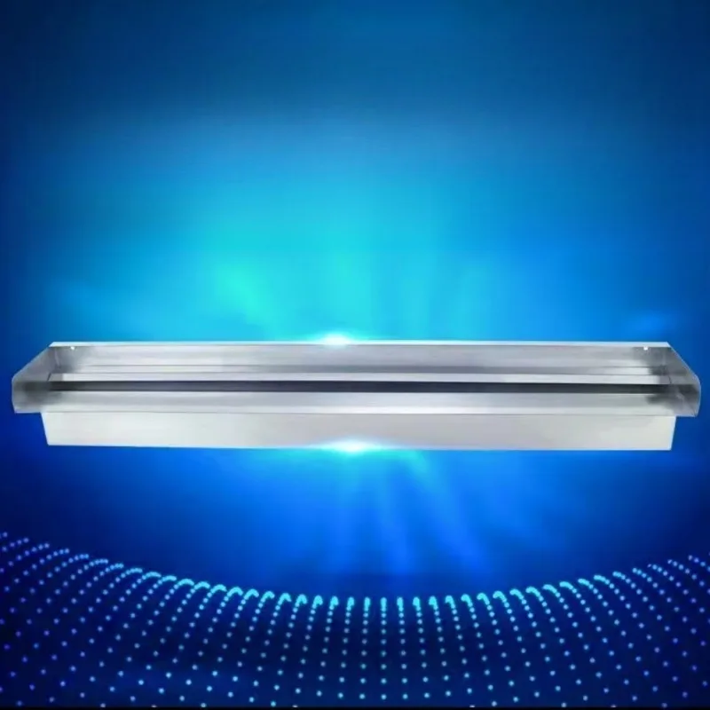 Stainless Steel Waterfall Outlet Trough Curtain Water Wall Landscape Fish Pond Garden Courtyard