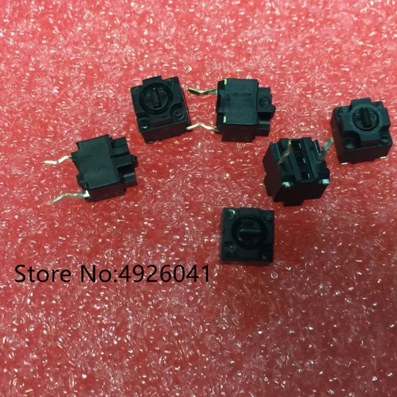 10PCS/LOT EVQ-P0D07K Mouse micro-touch tact switch EVQP0D07K black point IE4.0 Thunderbolt 6*6*7.45MM