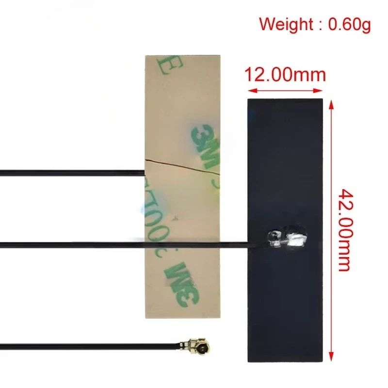 10/30 pieces 2.4G copper tube antenna PCB antenna welding joint IPEX joint GSM GPRS/LTE 4G/3G soft board antenna
