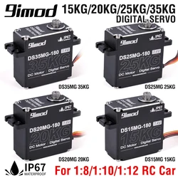 9imod 35kg Waterproof Servo 180°/270° Full Aluminum Case Stainless Steel Gear High Torque for  1/8 1/10 1/12 RC Car