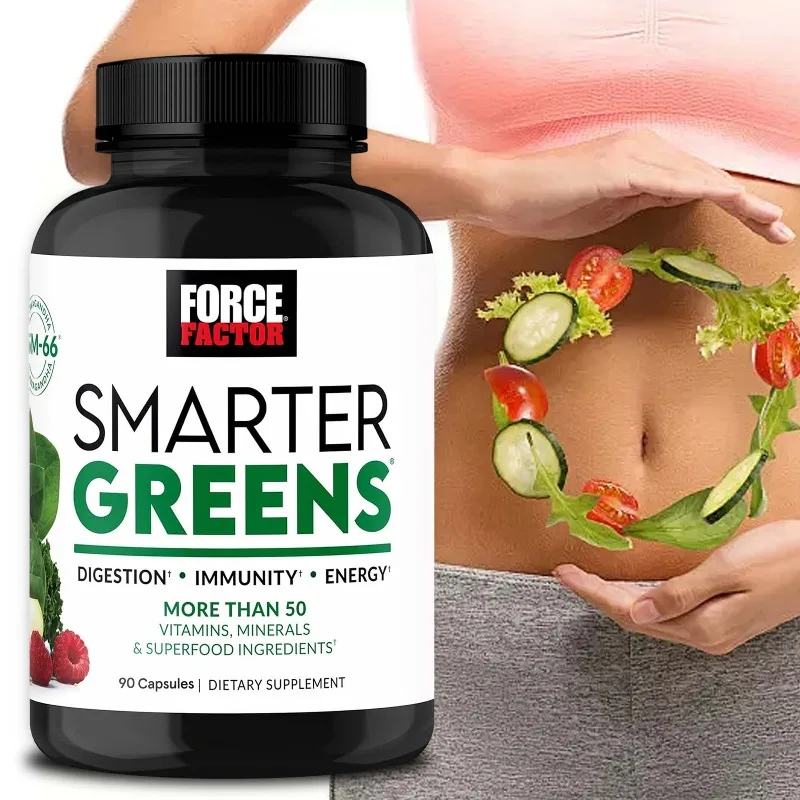 Smarter Greens Supplement with 25+ Superfoods - Digestive Health, Immune Support, and Improved Metabolism