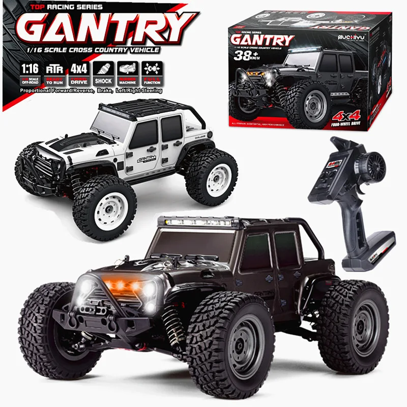 New 16103 Rc Cars 2.4g 38 Km/H High Speed Racing With Led 4wd Drift Remote Control Off-Road 4x4 Truck Toys For Adults And Kids