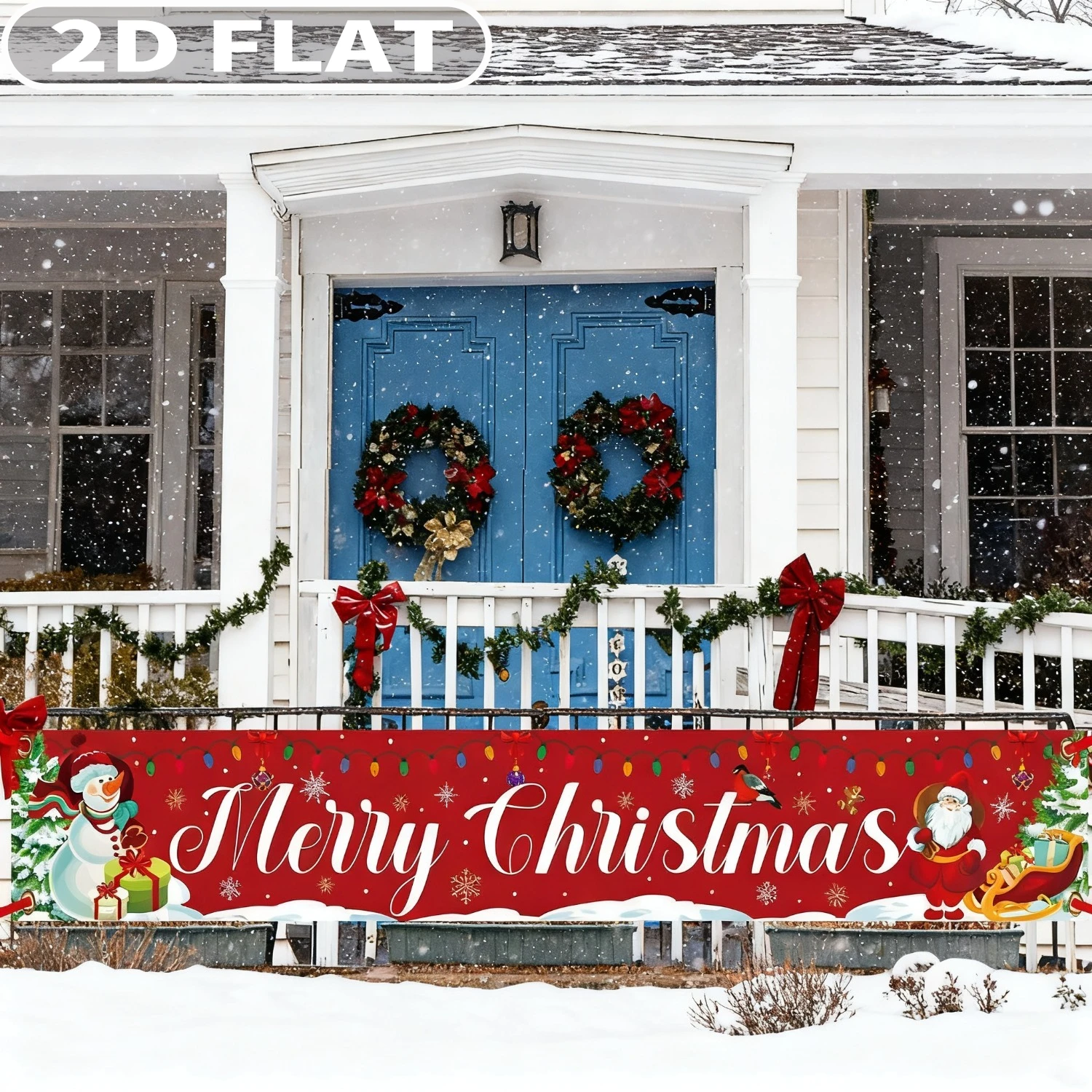 1 шт., баннер для рождественской вечеринки, Рождественский снеговик, Рождественская елка, знак двора, баннер, прочный полиэстер для двора, сада, крыльца, лужайки 1 шт., баннер для рождественской вечеринки, Рождественский снеговик, Рождественская елка, знак двора, баннер, прочный полиэстер для двора, сада, крыльца, лужайки