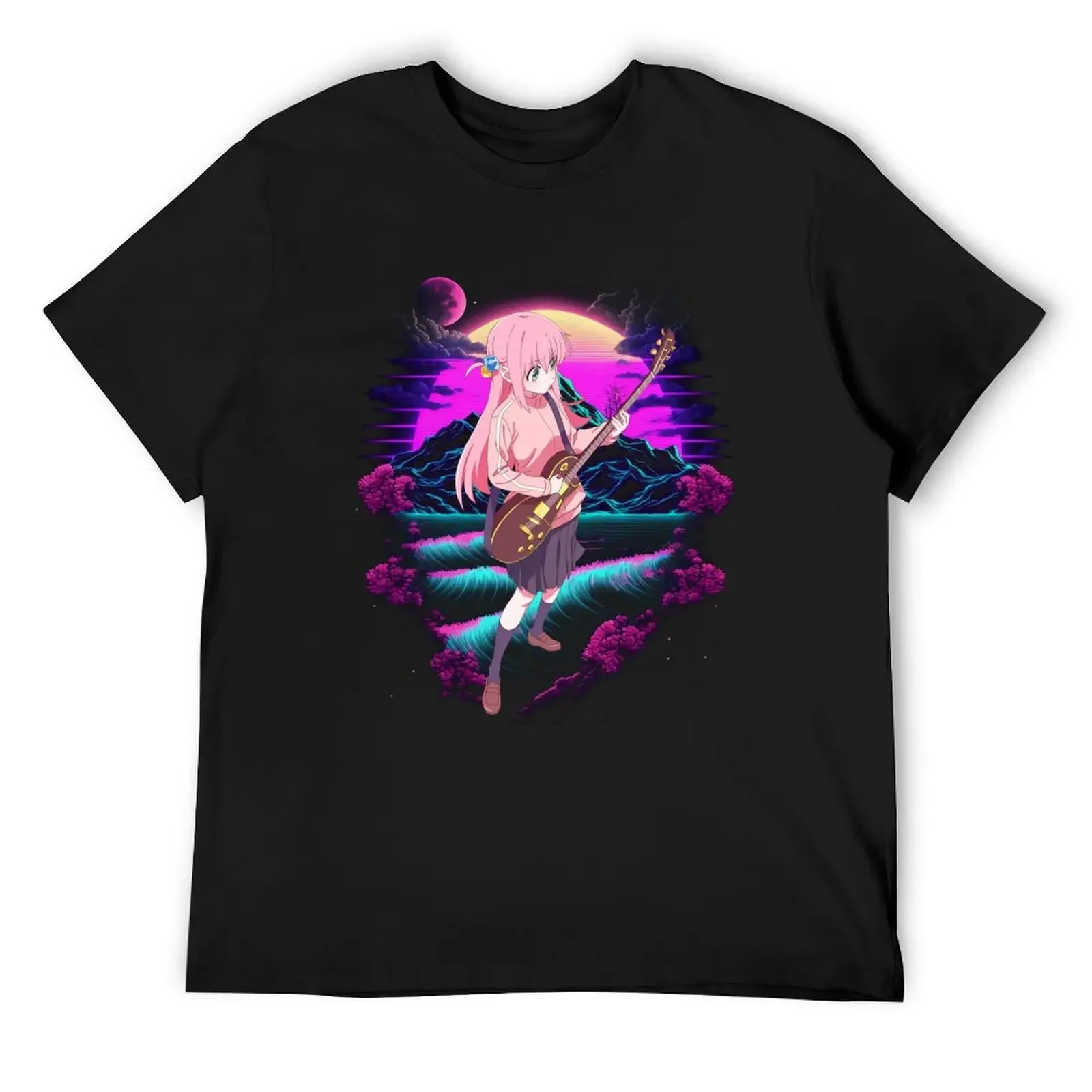 

Rocking with Bocchi Musical Chronicles Vintage T-Shirt anime new gifts and t-shirts summer top tshirts for men