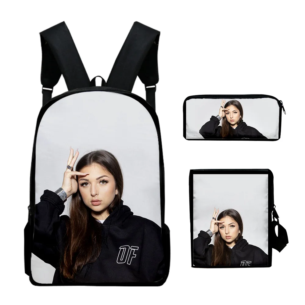 

2022 HOT Eva Queen Merch Backpacks Boys Girls 3Pcs/Set Teenager Student School Bags Kids Messenger Bags and Pencil Cases