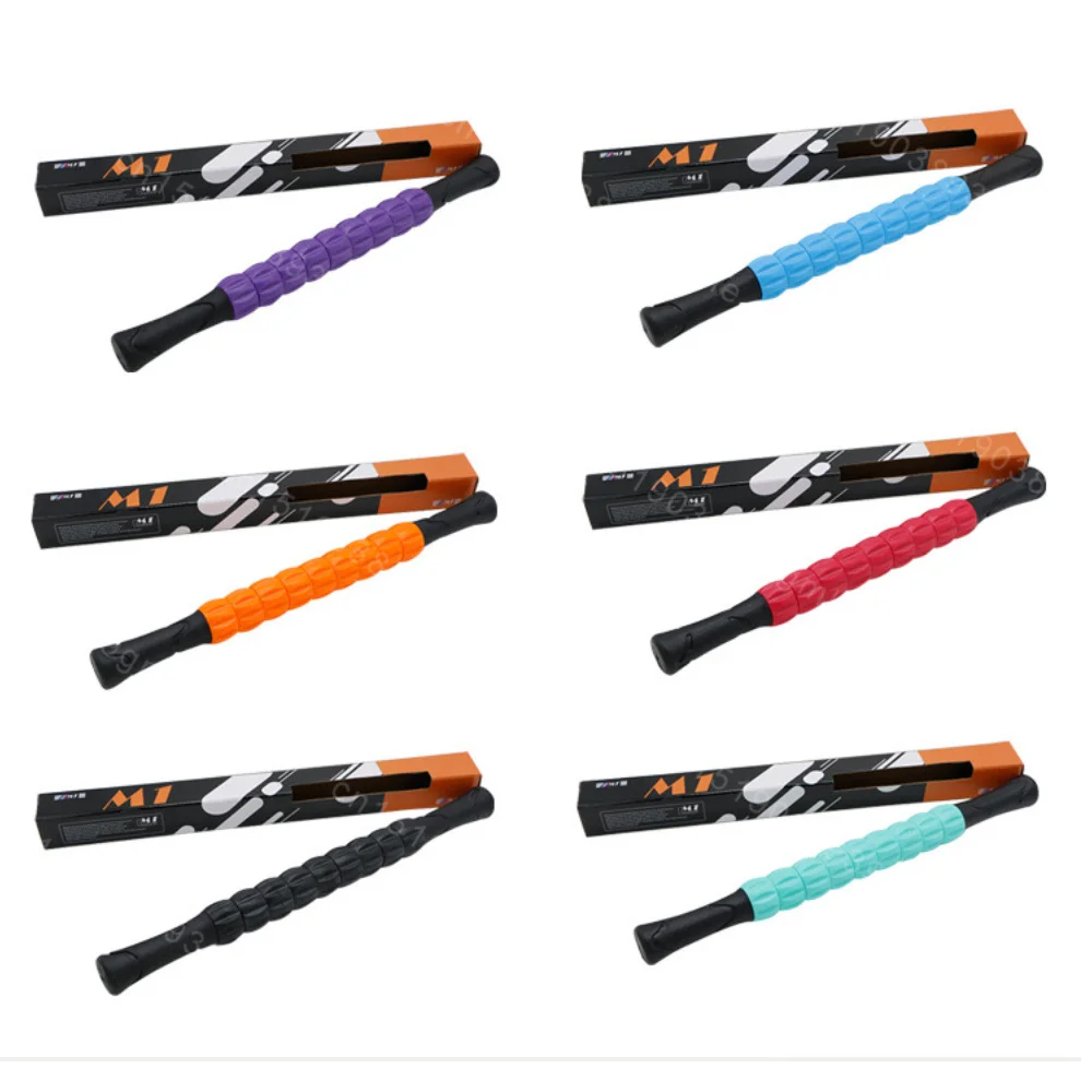

1Pc Gear Yoga Massage Stick Fitness Roller Deep Muscle Relaxation Fascia Release Lymphatic Relief Training