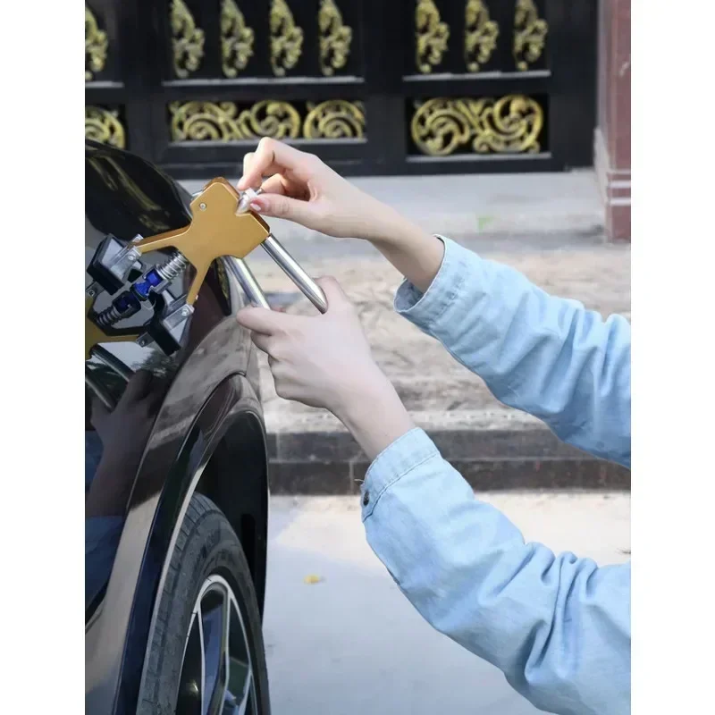 Car dent repair tool set, body sheet metal concave and convex pit non-marking repair suction cup