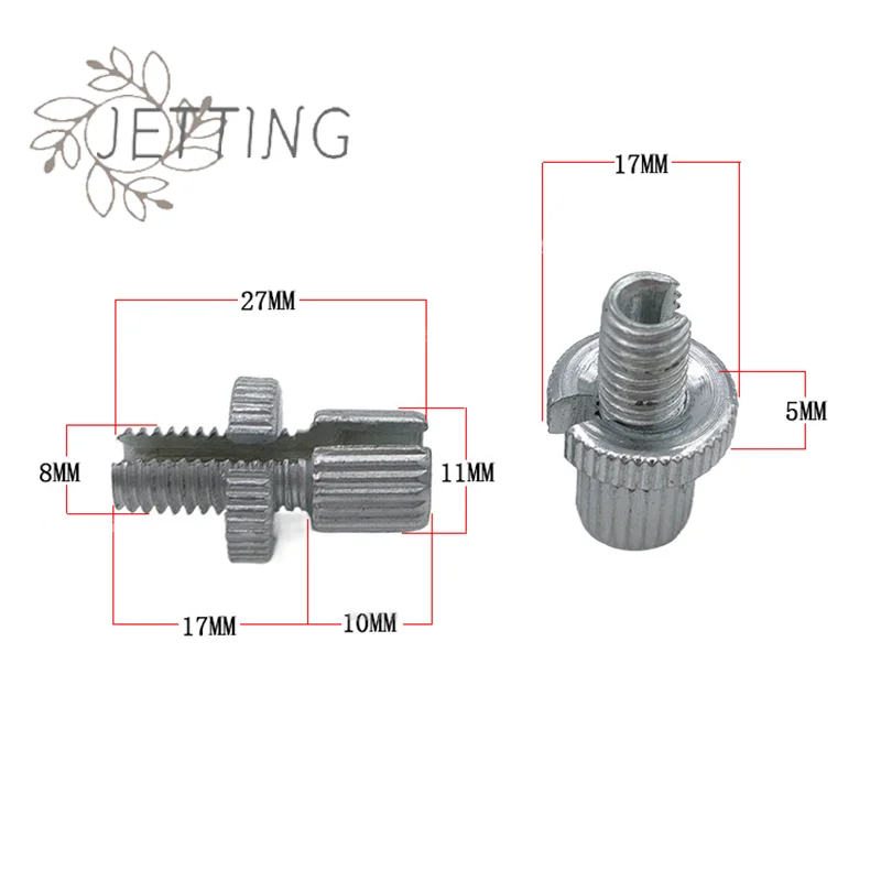 Hot 2pcs 30*M6 Clutch Brake Cable Adjuster Regulating Screw For Motorcycle Bicycle Clutch Brake Adjustment Screw