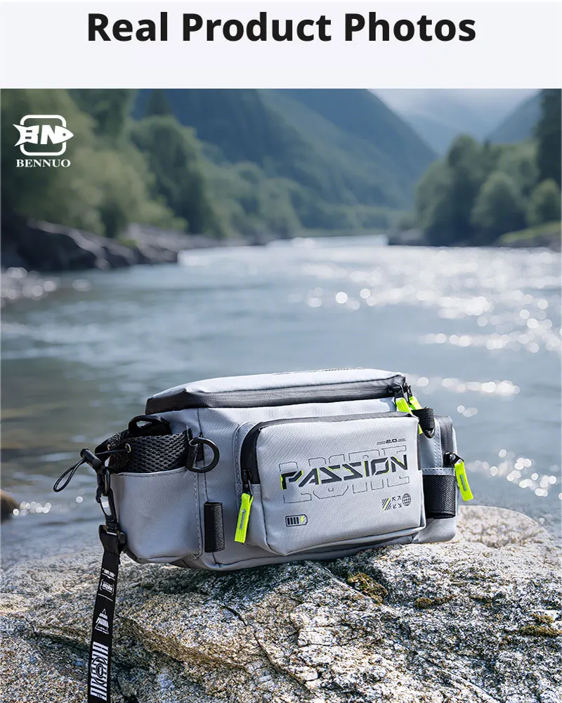 New Multifunctional Fishing Waist Pack Waterproof Single Shoulder Tackle Bag for Lure Storage