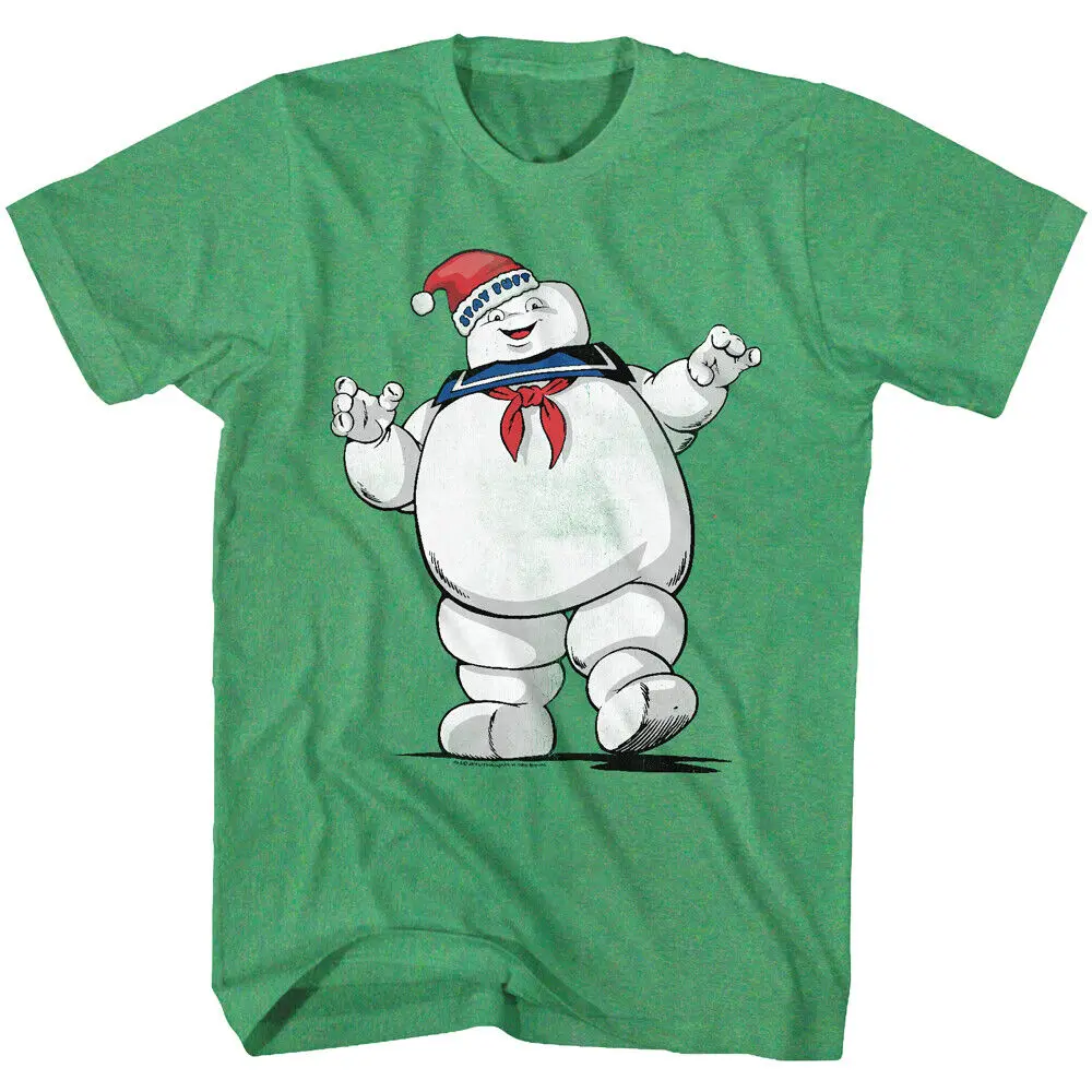 The Real Ghost Busters Movie Christmas Stay Puff Marsmallow Man Men's T Shirt