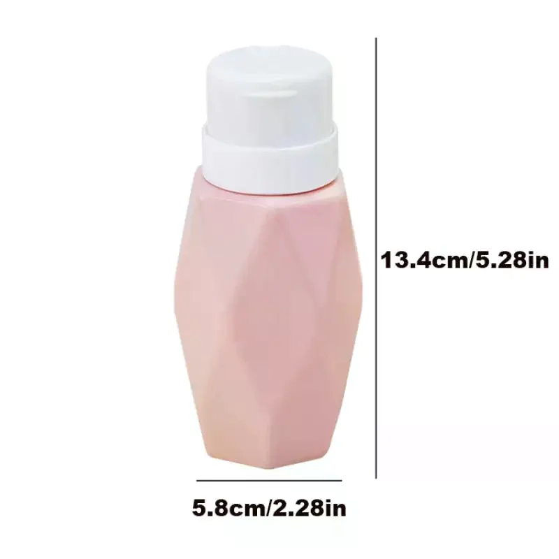 زجاجة ضغط طلاء الأظافر، مزيل مياه التنظيف، قفل دوار، زجاجة ضغط قابلة لإعادة الاستخدام، زجاجة فارغة، منظف محمول لصالونات الأظافر #6