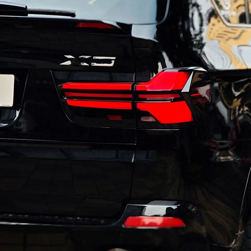 سيارة مصباح ليد خلفي لسيارات BMW X5 E70 2006-2013 LED الخلفية تشغيل ضوء + مصباح مكبح + عكس + إشارة بدوره ديناميكية #5