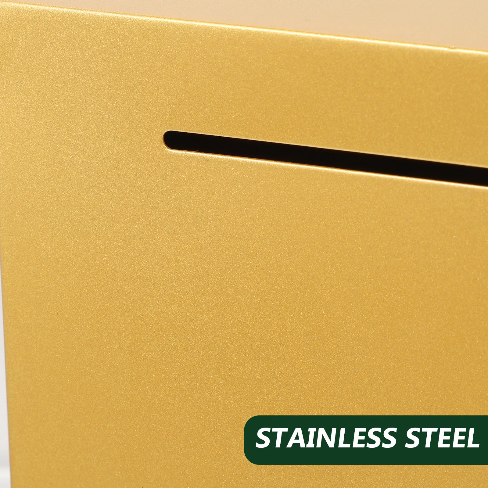 

Stainless Steel Piggy Bank Money Keeper Savings Box Strong Safe Piggybank for Elderly