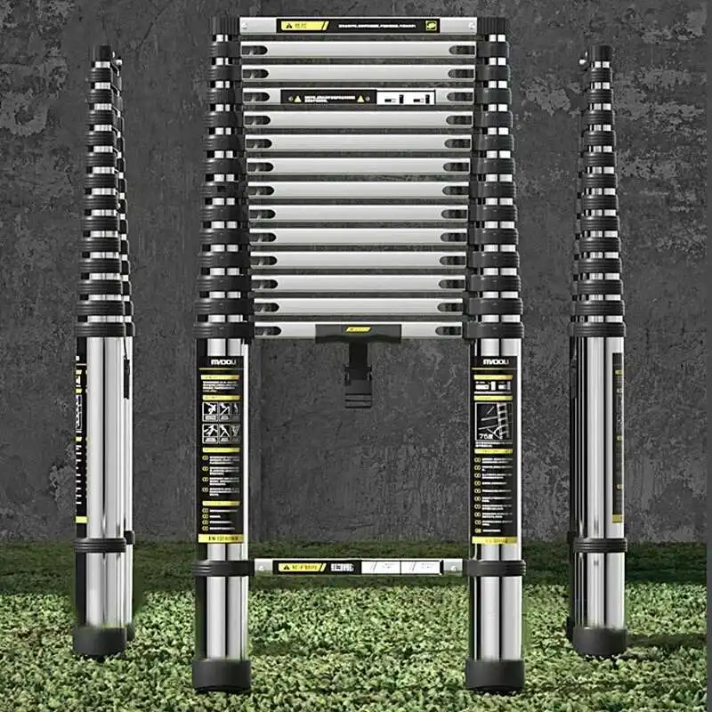 

Portable Herringbone Step Ladders Telescopic Folding Ladders Multifunctional Home Engineering Stairs Lifting Thickened Ladder