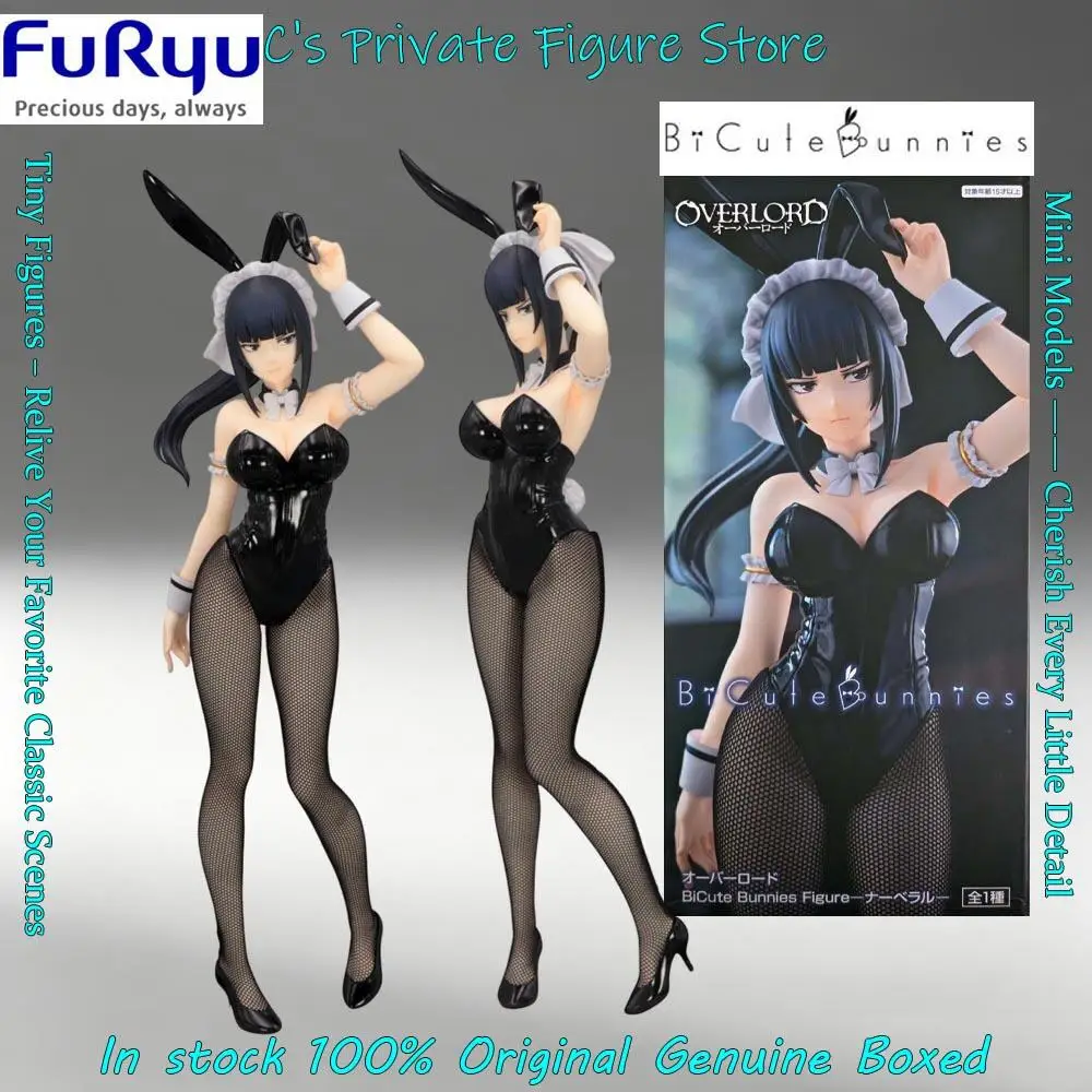 Hot Sale In Stock FuRyu BiCute Bunnies OVER LORD Narberal Figure Anime Model Gift