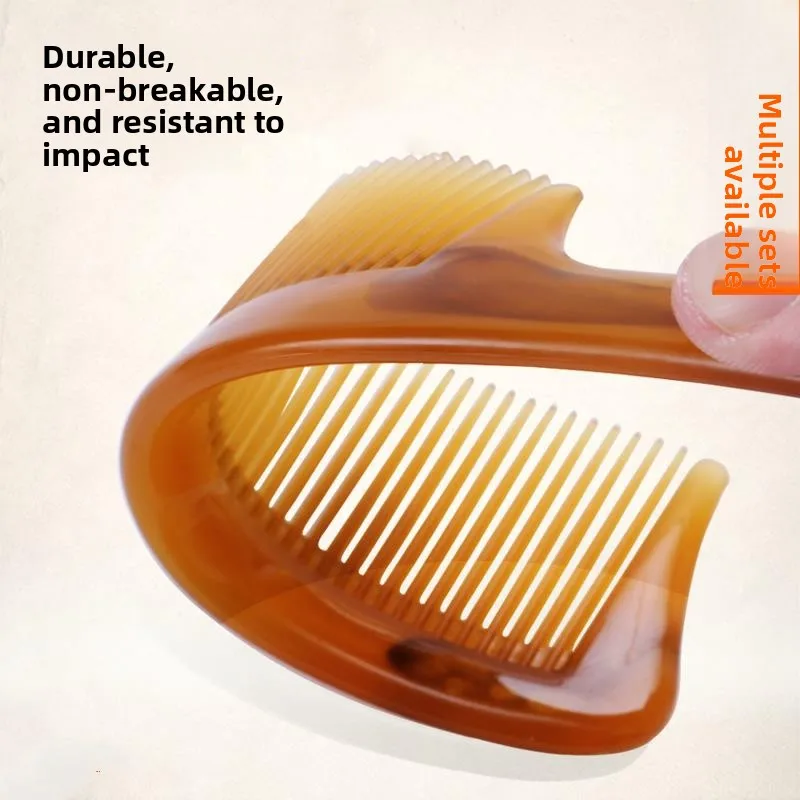 

Оригинальная пластиковая расческа с толстой ручкой для прямых и вьющихся волос, для домашнего использования, массажная расческа, инструмент для личного ухода