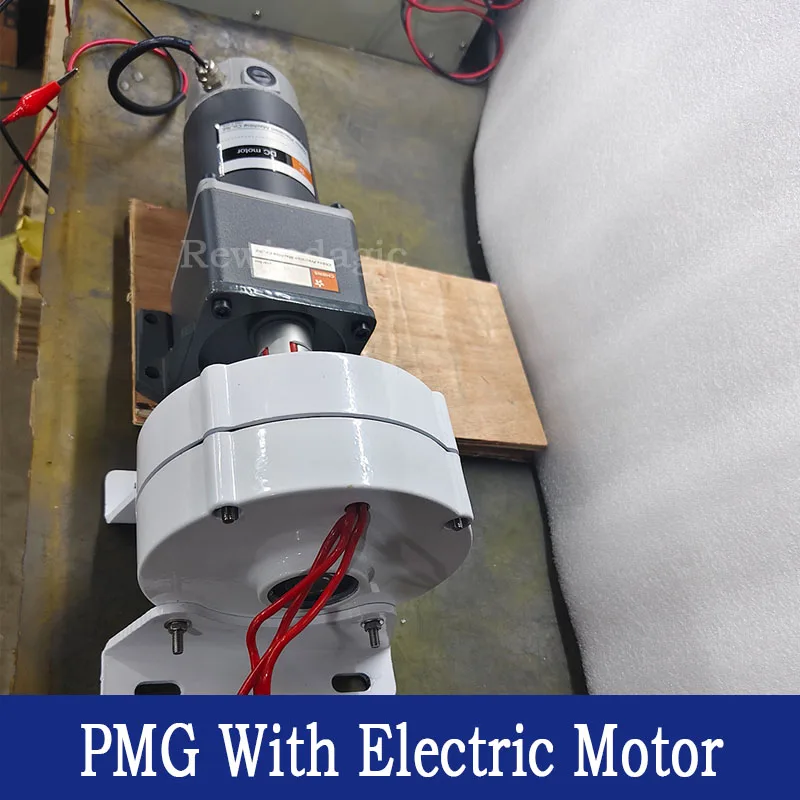 Generador de imán permanente de 5000W, alternador de dinamo de 12V, 24V, 48V, 750rpm, generador silencioso con Motor de conducción