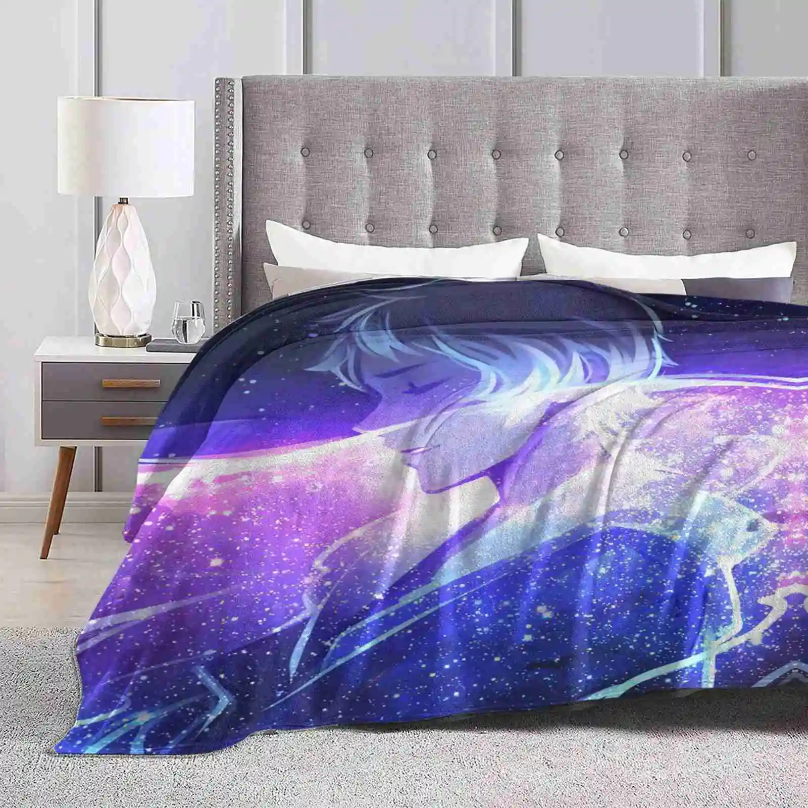 Drowning In Yourself Trend Style Funny Fashion Soft Throw Blanket Lance Voltron Elentori Aesthetic Space