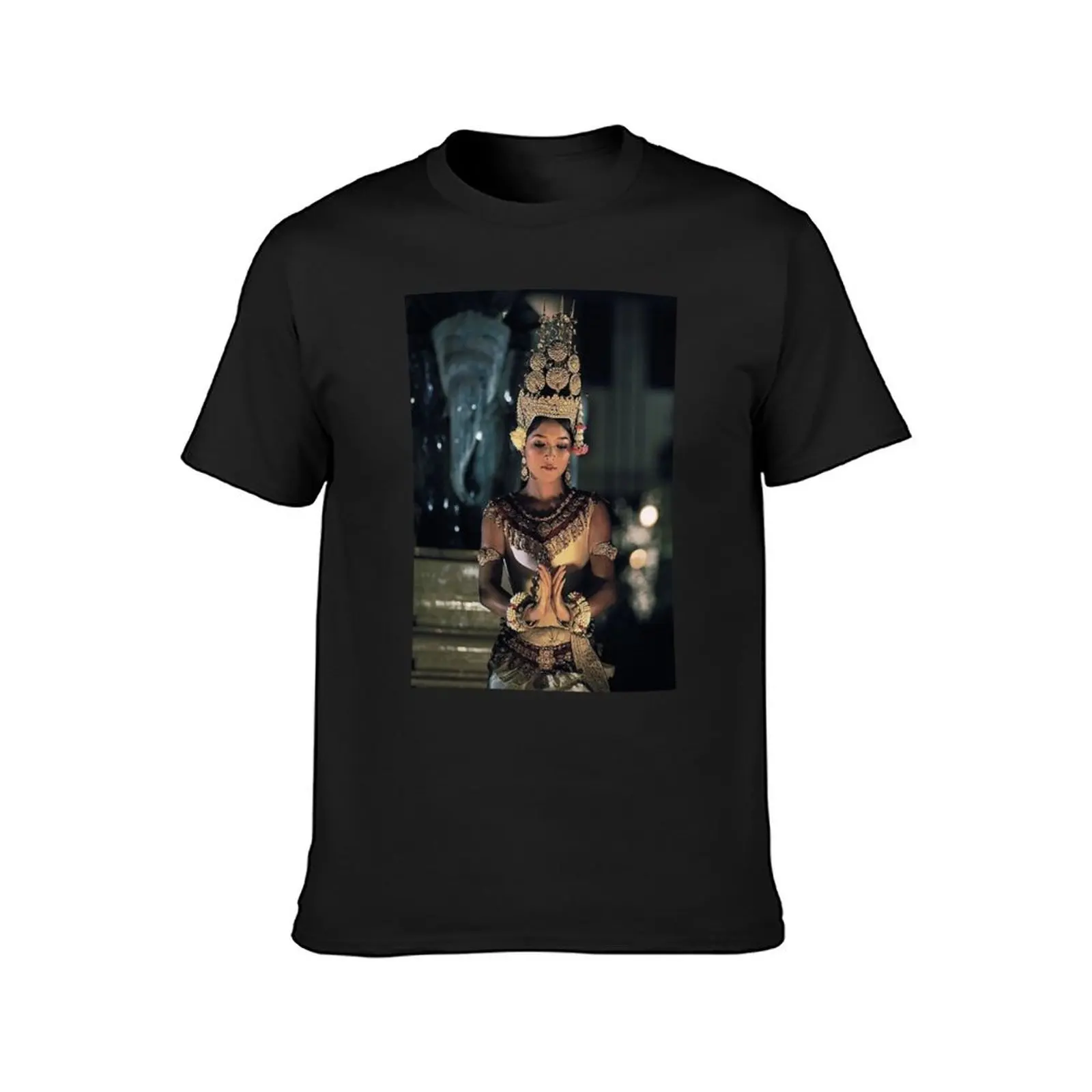 Cambodian Dancer - Aspara Khmer - 01 T-Shirt animal prinfor boys new edition Men's cotton t-shirt