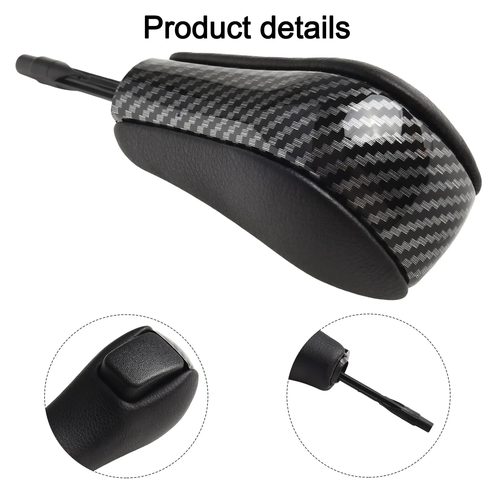 

Automatic /Gear Shift Knob Shifter For BMW For E81 E82 E87 E90 E91 For 1 3 Series Car Interior Accessories Black /Leather