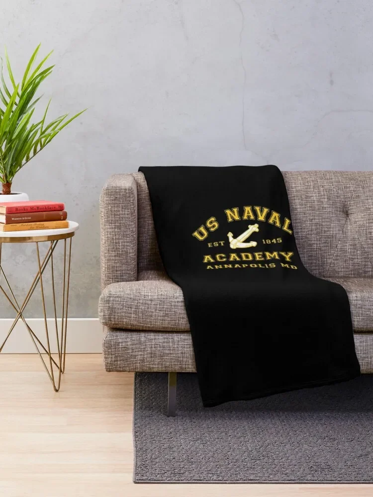 US Naval Academy Throw Blanket Comforter warm winter funny gift anime Blankets