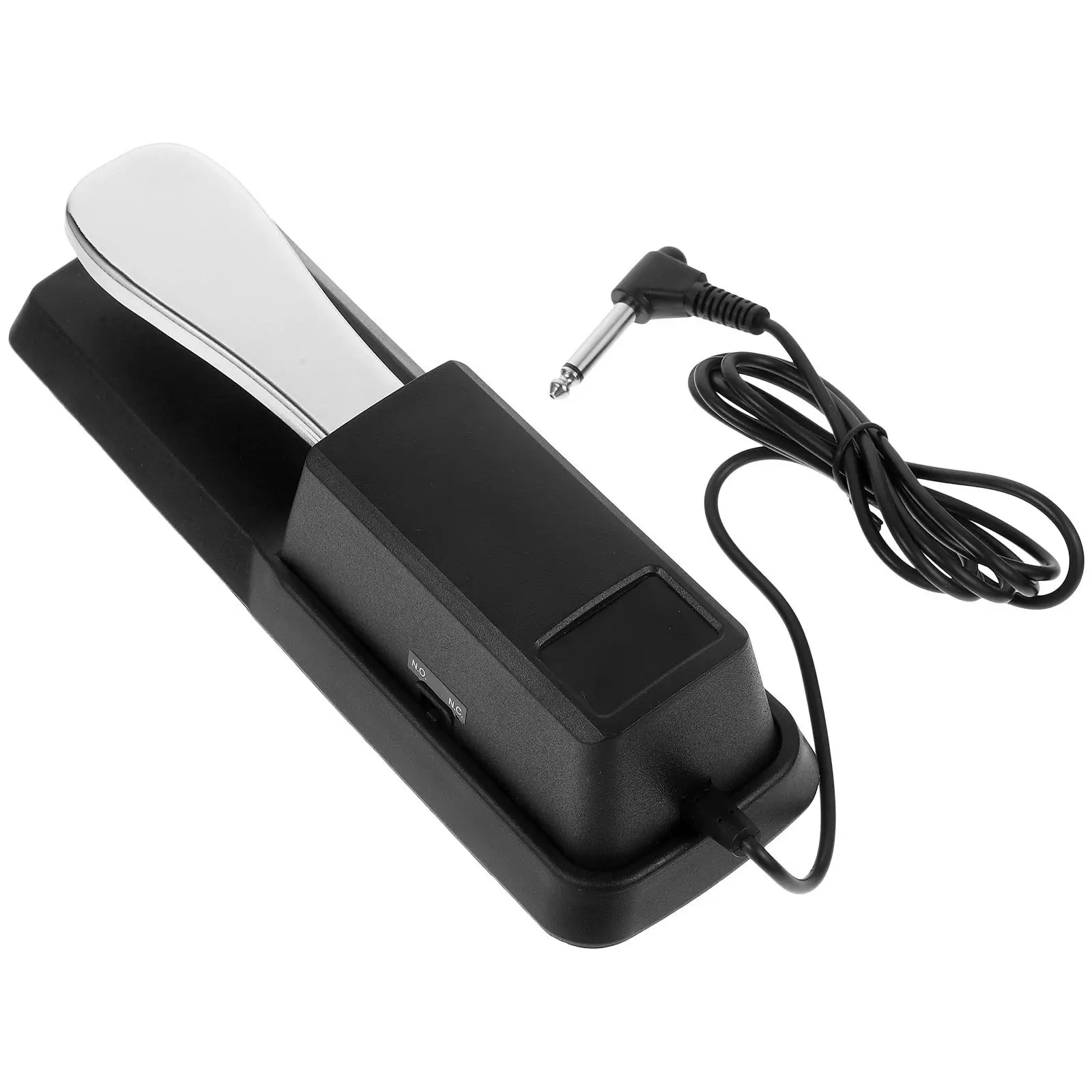 Universal Sustain Pedal for Keyboard Digital Piano Electronic Piano Half-Pedal Support Non-Slip Base Rust-Proof Alloy Build