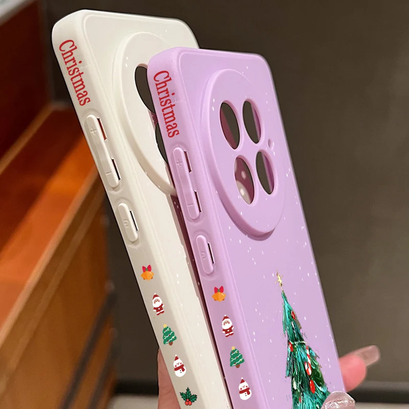 เคสโทรศัพท์ TPU บางนุ่ม สำหรับ OnePlus 13 13R 12 12R 11R 5G ป้องกันการกระแทก ลายต้นคริสต์มาส เคสซิลิโคนสำหรับ OnePlus Ace 5 3 2