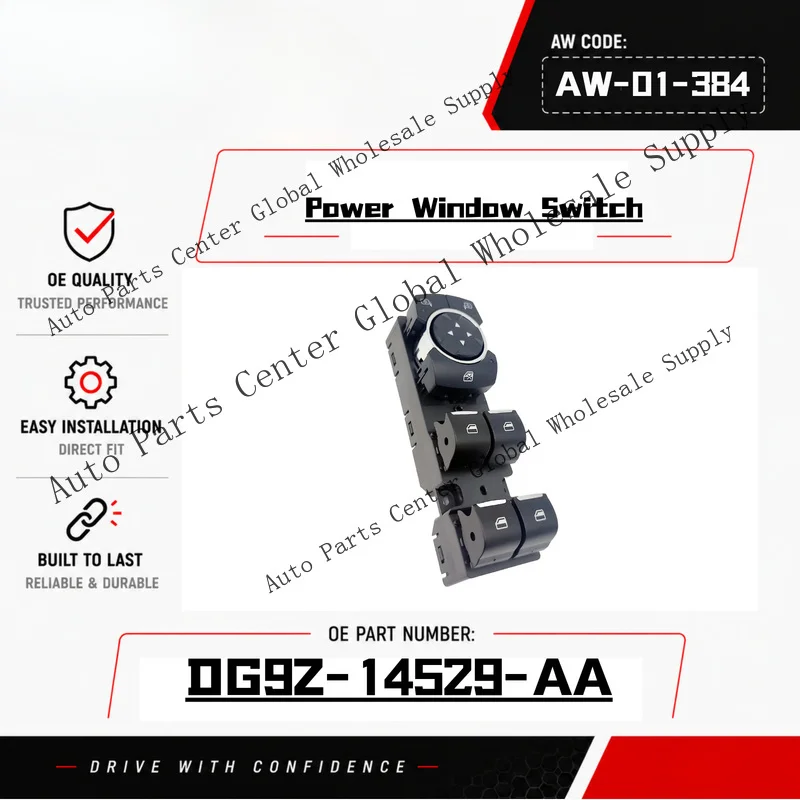 L+ For Ford Fusion 2013-2020 Master Window Switch Front Left LH DG9Z-14529-AA