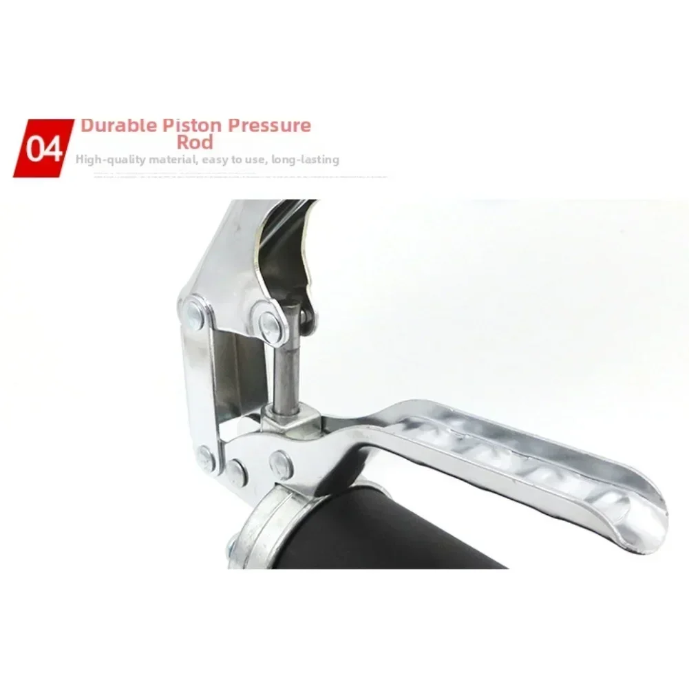 High Capacity 400CC High Pressure Grease Tool for Automotive and Agricultural Use For Durable Seamless Steel Construction