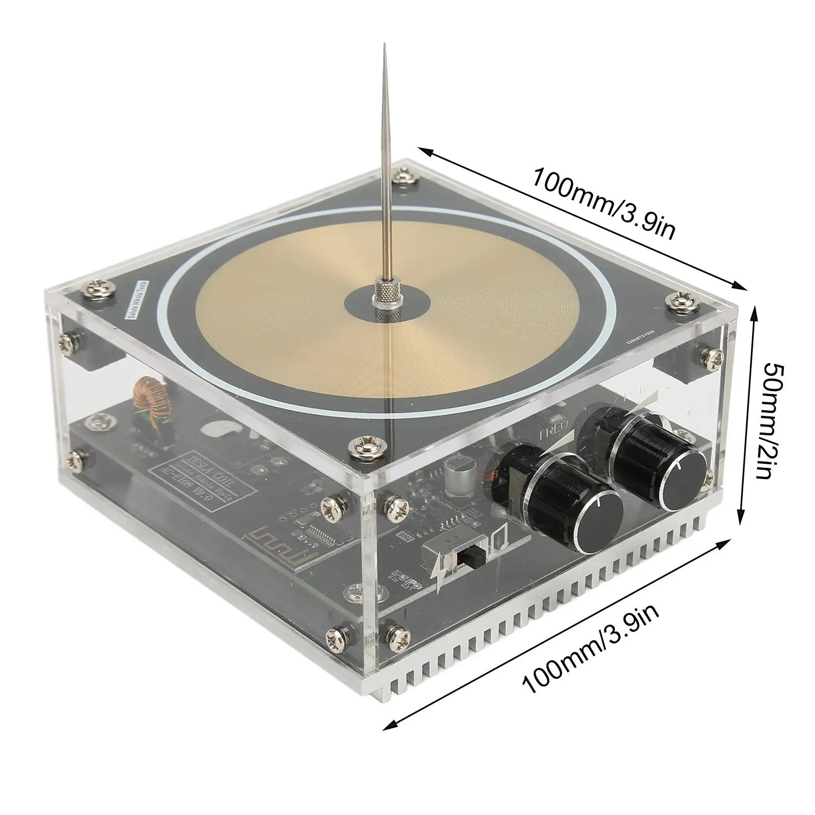 100-240V 10cm Arc Loudspeaker Wireless Generator Model for Experimentation