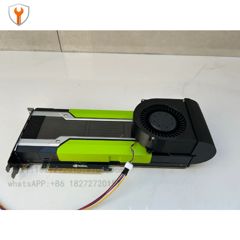 مناسبة لتعديل بطاقة الرسومات NVIDIA Tesla P100 P40 M40 K80 v100 مكون التبريد النشط