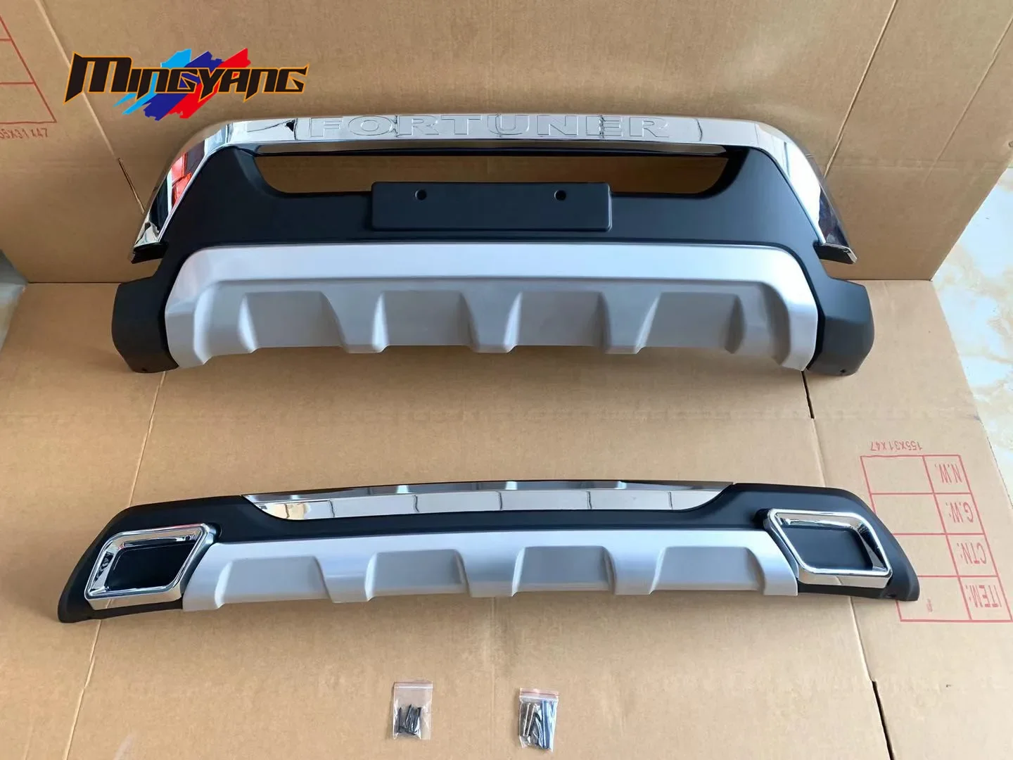 

Factory Hot Selling High Quality Car Bumpers Front Rear Bumper Guard Nudge for Fortuner 2020 2021
