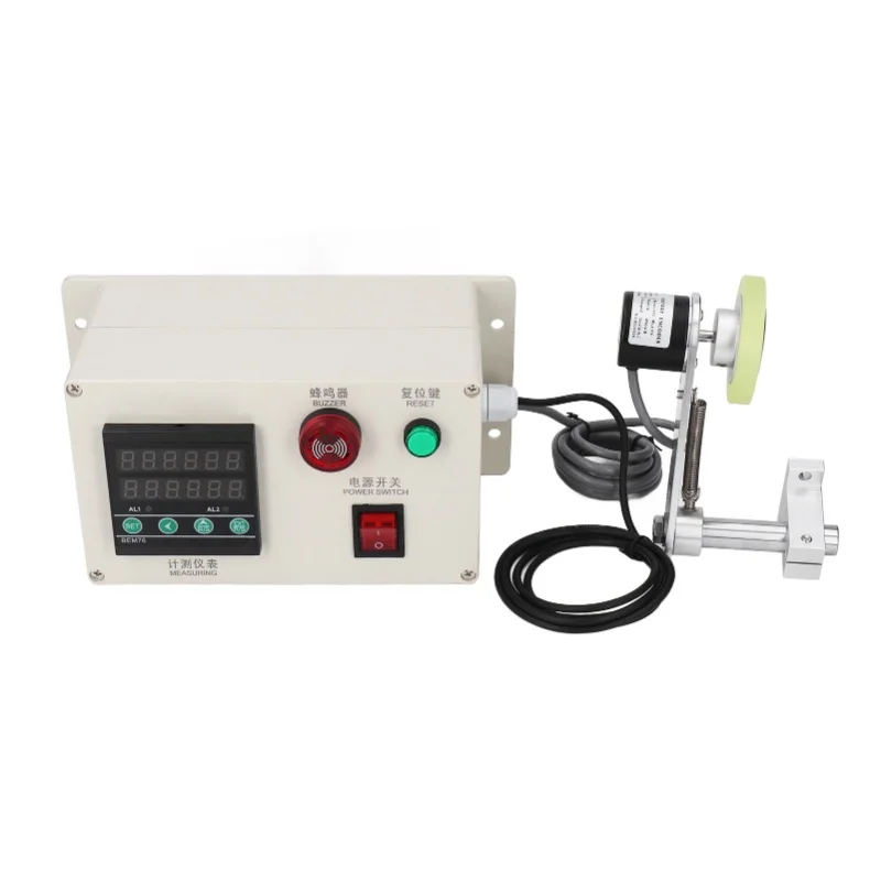 Digital Length Counter Roller Wheel Meter Digital Display 6 Digit 1-999999 For Cloth
