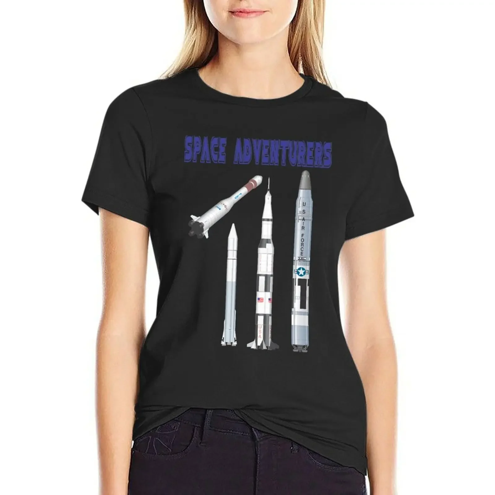 

Space, spacex, adventurers, shuttle T-Shirt tops shirts graphic tees t-shirts for Women pack