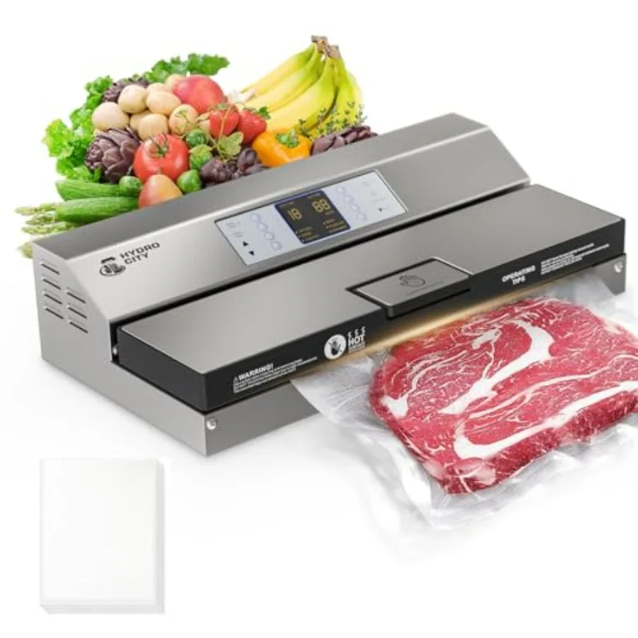 

Коммерческая вакуумная упаковочная машина 16 дюймов, вакуумная упаковочная машина для мяса с двойным насосом и автоматической системой охлаждения, удобная для пользователя