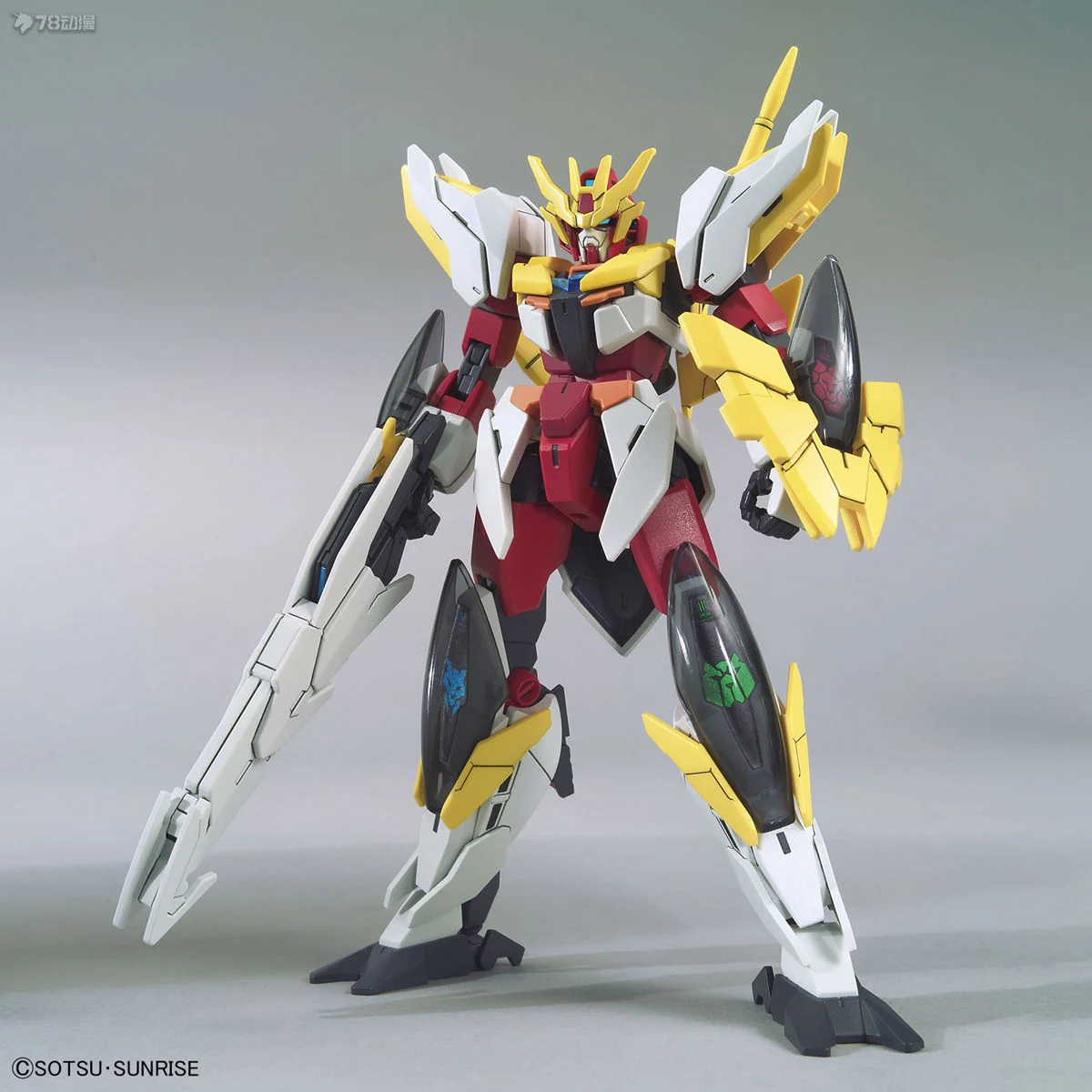 بانداي الأصلي الصلب بولا بناء شامل HGBD: R034 Gundam Beast Soul [Leeds] & R033 Gundam Holy Shield Knight لعبة مجمعة