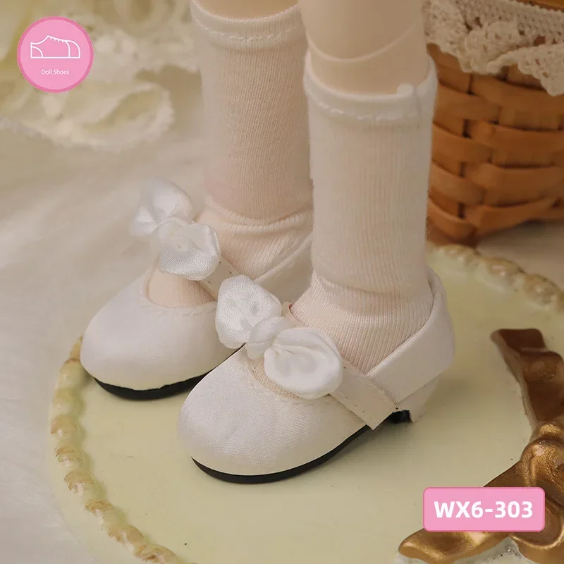 30cm Doll Shoes 1/6 BJD Doll Shoes Bow Princess Shoes (external Length 5.3x2.1cm) Doll Accessories Kids Girls Toy Gift