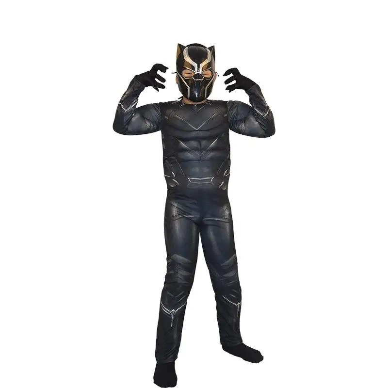 ชุดคอสเพลย์แบล็คแพนเธอร์สำหรับเด็ก  ชุดแสดงเต้นรำฮาโลวีน  ชุดแสดงบนเวที  ชุดพื้นเมืองสำหรับผู้หญิง