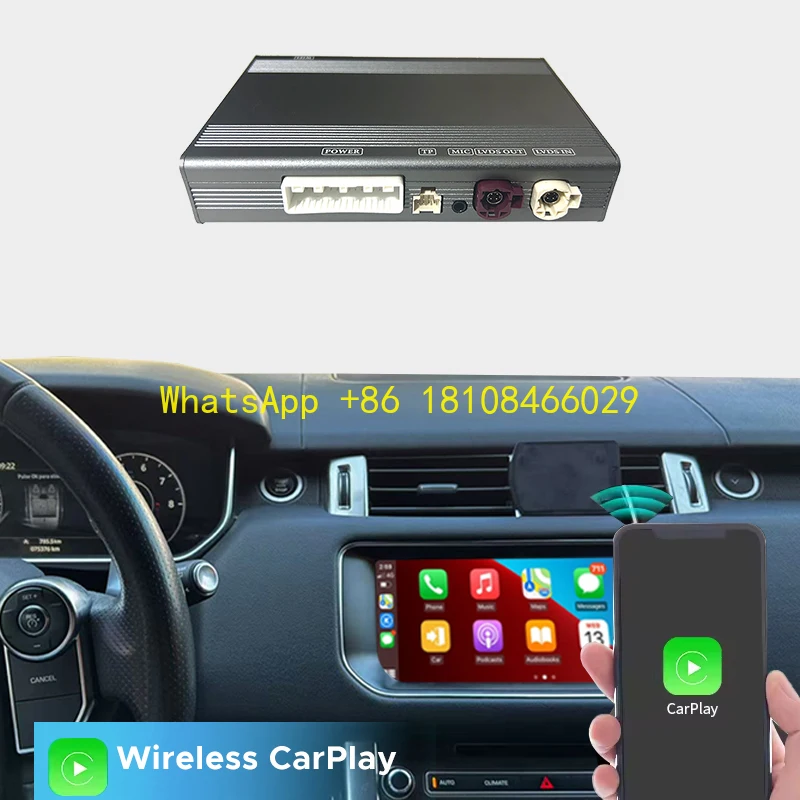 

10.25" Harman Original Screen Upgrade Wireless Carplay Android Auto Multimedia Navigation Range Rover Sport 2017 Dashboard