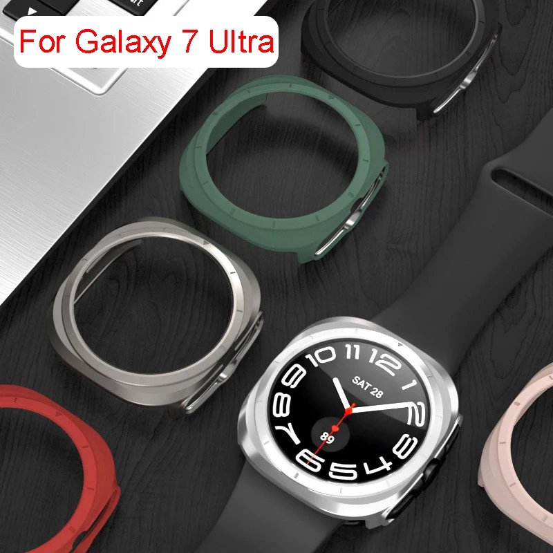 Uhrenabdeckung für Samsung Galaxy Watch Ultra 2025, PC-Hohlgehäuse, Rundum-Schutzhülle für Samsung Galaxy Ultra 47 mm