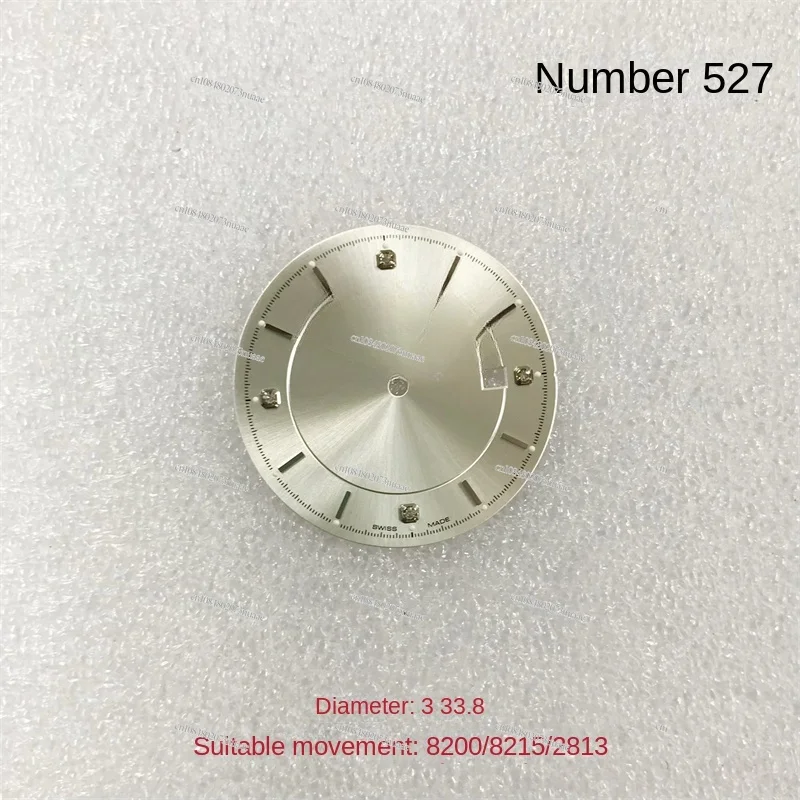 European Style Scale Dial Accessories, Suitable for Butterfly Series and Various Movements, 34mm Size, 8200, 8205/2813